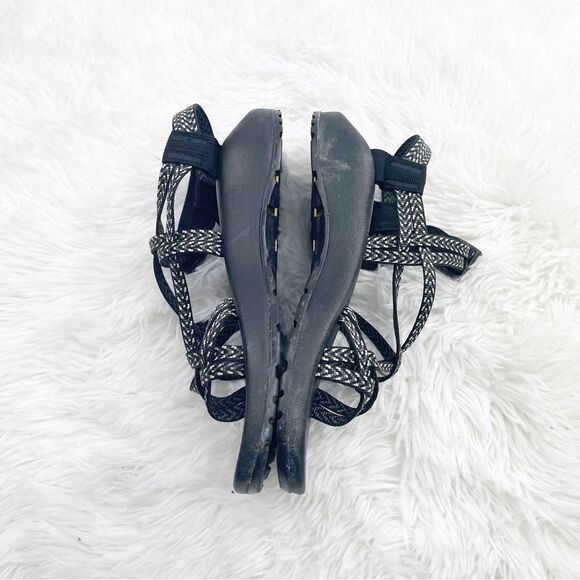 Chaco Zx2 Double Strapped Boost Black Sandals - Picture 4 of 8